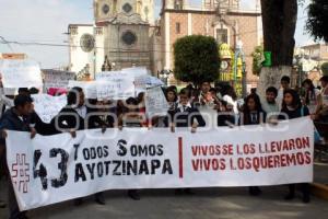 MARCHA AYOTZINAPA. SAN MARTÍN TEXMELUCAN