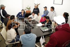 MANIFESTACIÓN COMERCIANTES . TEHUACÁN