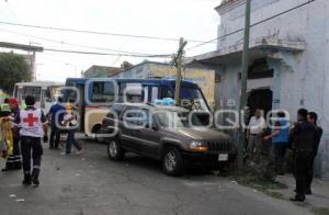 CHOQUE DE TRANSPORTE PÚBLICO