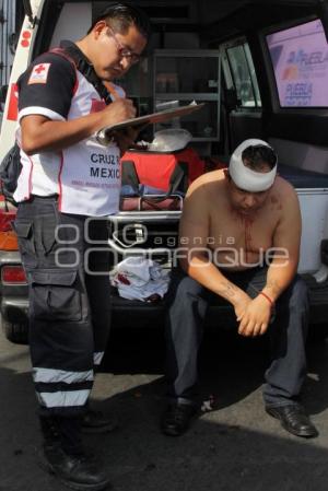 CHOQUE DE TRANSPORTE PÚBLICO