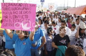 MARCHA ACCIÓN POR LA PAZ . TEHUACÁN