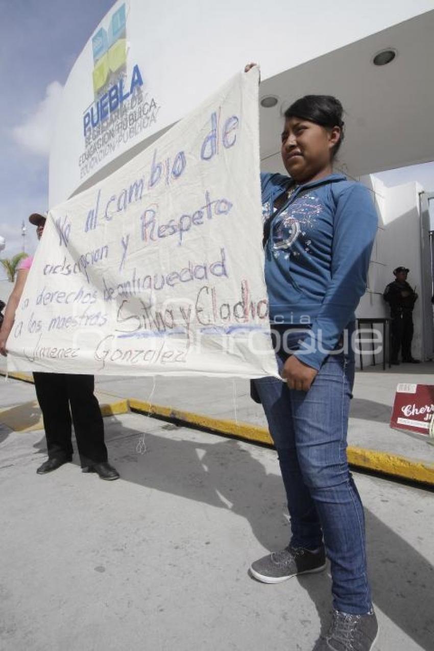 MANIFESTACIÓN DE MAESTROS