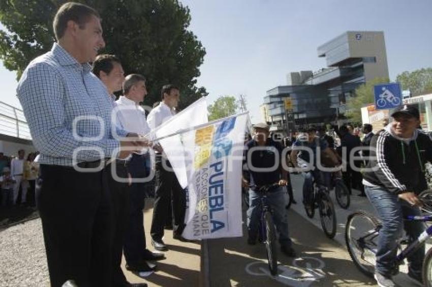 INAUGURACIÓN DE LA CICLOVÍA