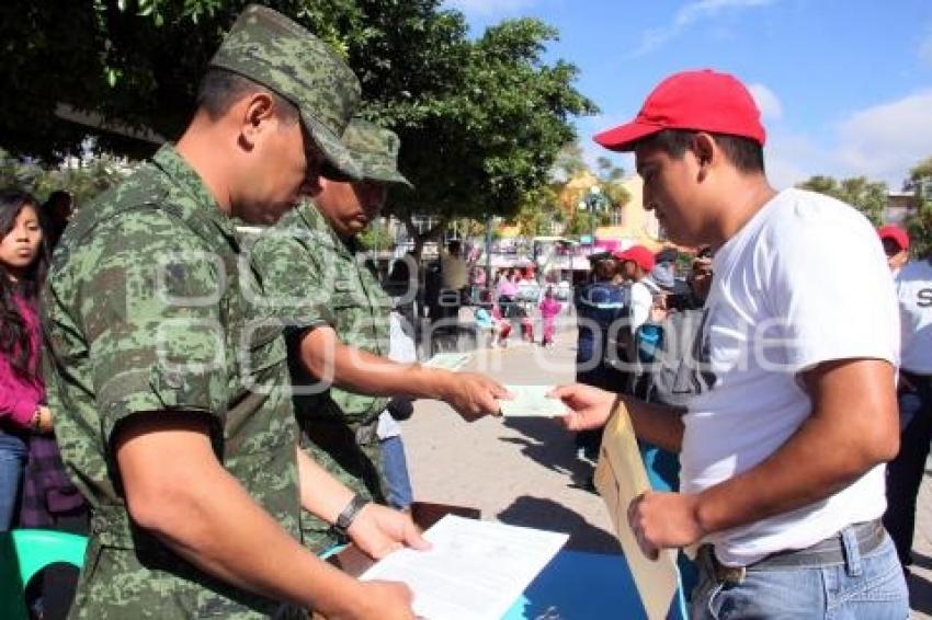 ENTREGA CARTILLAS SMN . TEHUACÁN