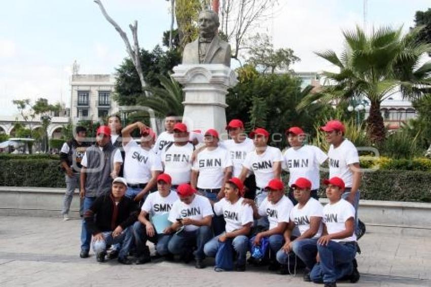 ENTREGA CARTILLAS SMN . TEHUACÁN