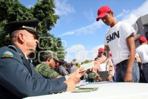 ENTREGA CARTILLAS SMN . TEHUACÁN