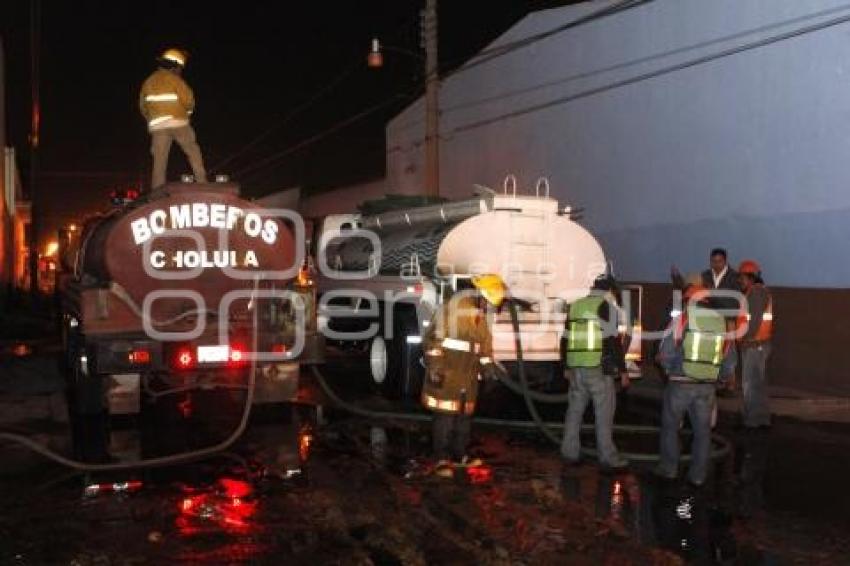 INCENDIO BODEGA SIDRA COPA DE ORO