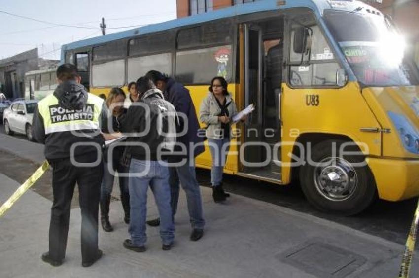 MUERE EN TRANSPORTE PÚBLICO