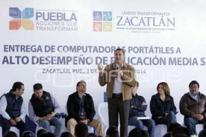 ENTREGA COMPUTADORAS . ZACATLÁN