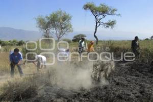 BRIGADA CONTRA INCENDIOS . TEHUACÁN