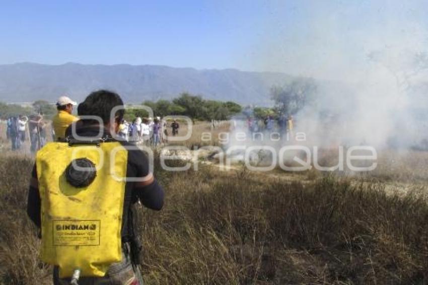 BRIGADA CONTRA INCENDIOS . TEHUACÁN