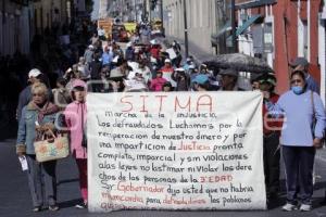 MANIFESTACIÓN DEFRAUDADOS