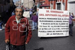 MANIFESTACIÓN DEFRAUDADOS