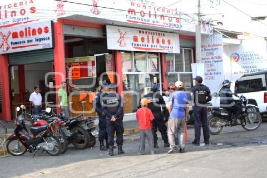 CORTO CIRCUITO MERCADO . TEXMELUCAN