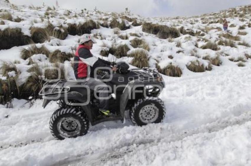 NEVADA EN LOS VOLCANES