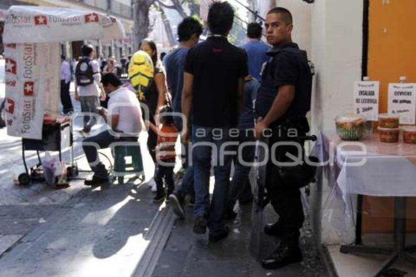 POLICÍAS . CENTRO HISTÓRICO