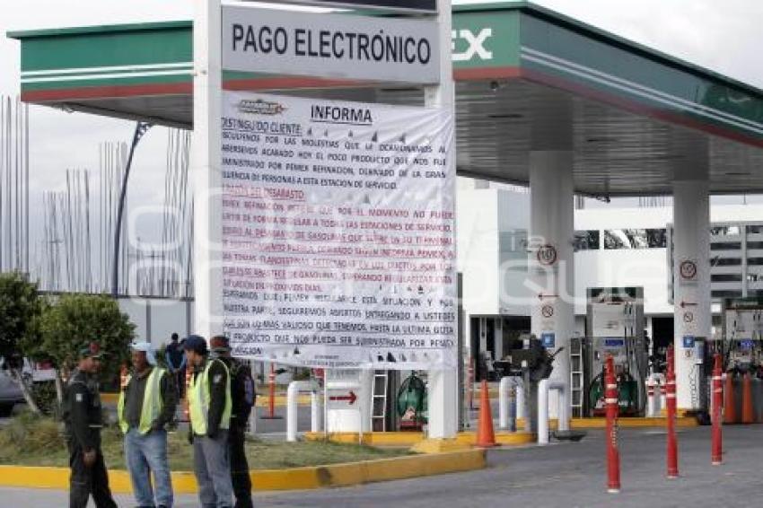 DESABASTO DE GASOLINA