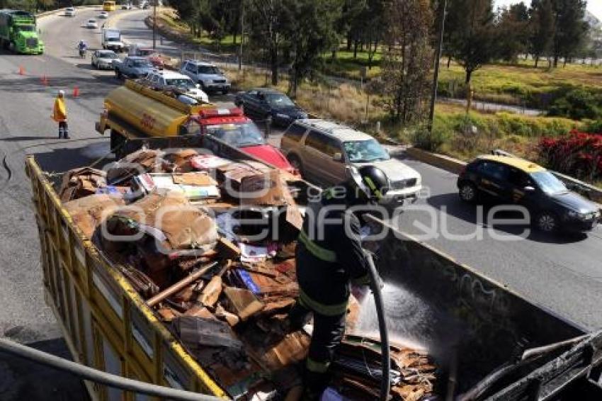 INCENDIO DE CAMIÓN