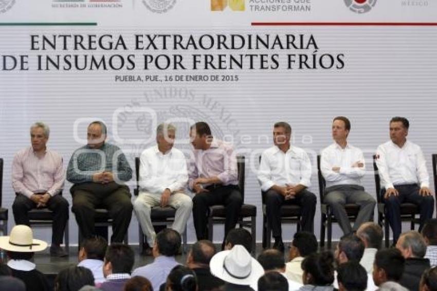 ENTREGA INSUMOS POR FRENTES FRÍOS