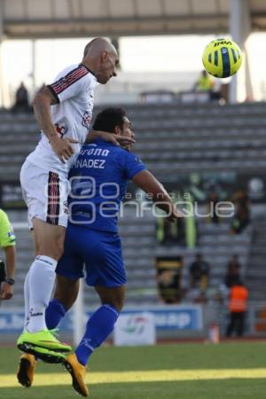 FÚTBOL . LOBOS BUAP VS CELAYA