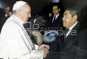 MIGUEL ÁNGEL BARBOSA Y PAPA FRANCISCO