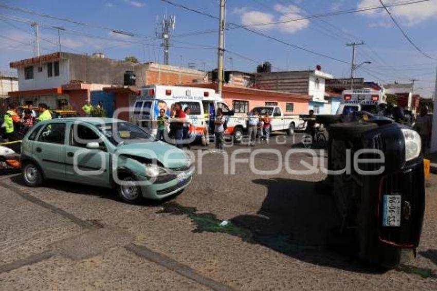 CHOQUE CON VOLCADURA