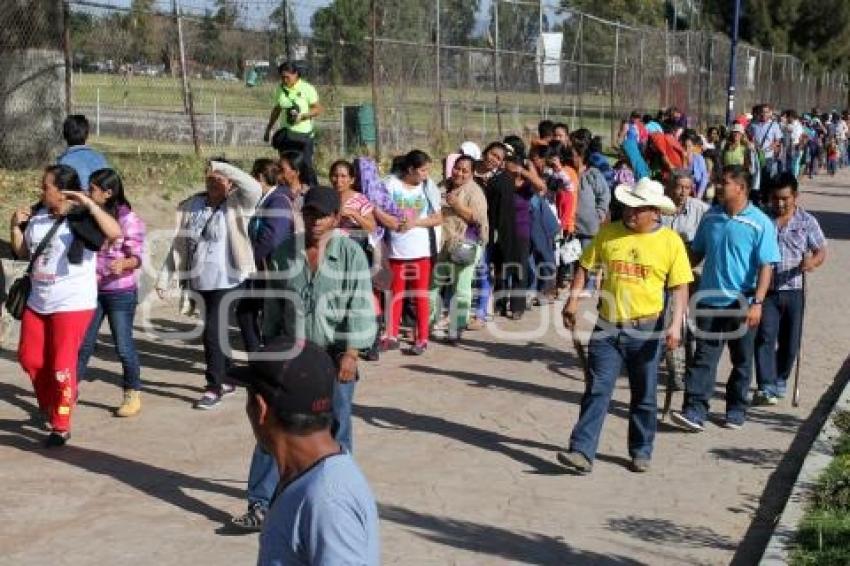 CHOLULA . CARAVANA POR LA JUSTICIA