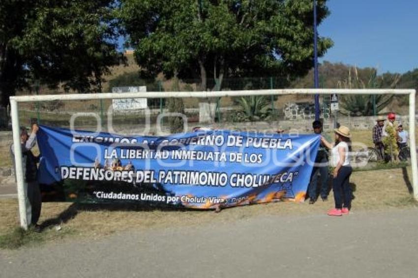 CHOLULA . CARAVANA POR LA JUSTICIA