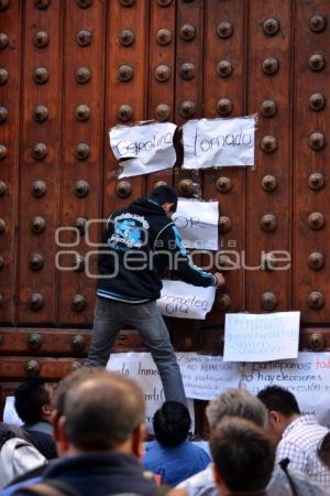 MANIFESTACIÓN ESTUDIANTES BUAP