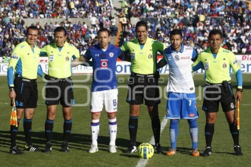 FÚTBOL . PUEBLA FC VS CRUZ AZUL