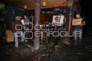 CHOLULA . INCENDIO