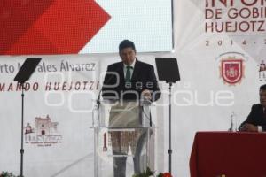 INFORME DE GOBIERNO . HUEJOTZINGO