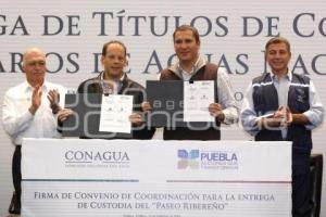 ENTREGA CONCESIONES. CONAGUA