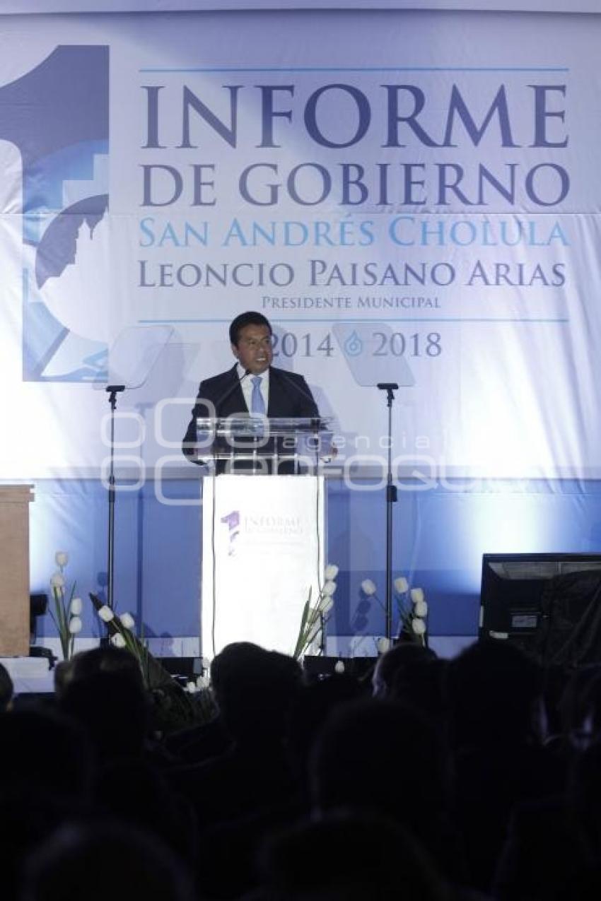 PRIMER INFORME LEONCIO PAISANO