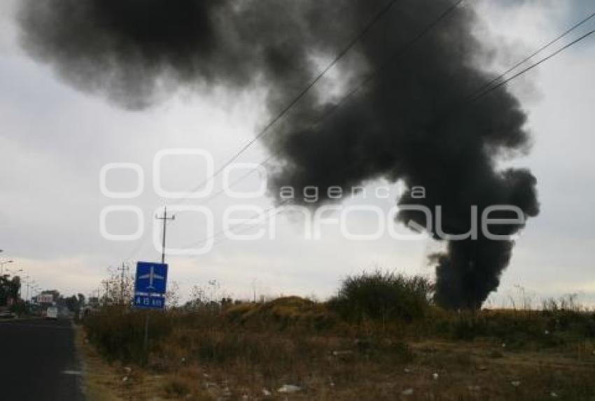 INCENDIO . HUEJOTZINGO