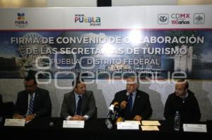 CONVENIO TURISMO PUEBLA-DISTRITO FEDERAL