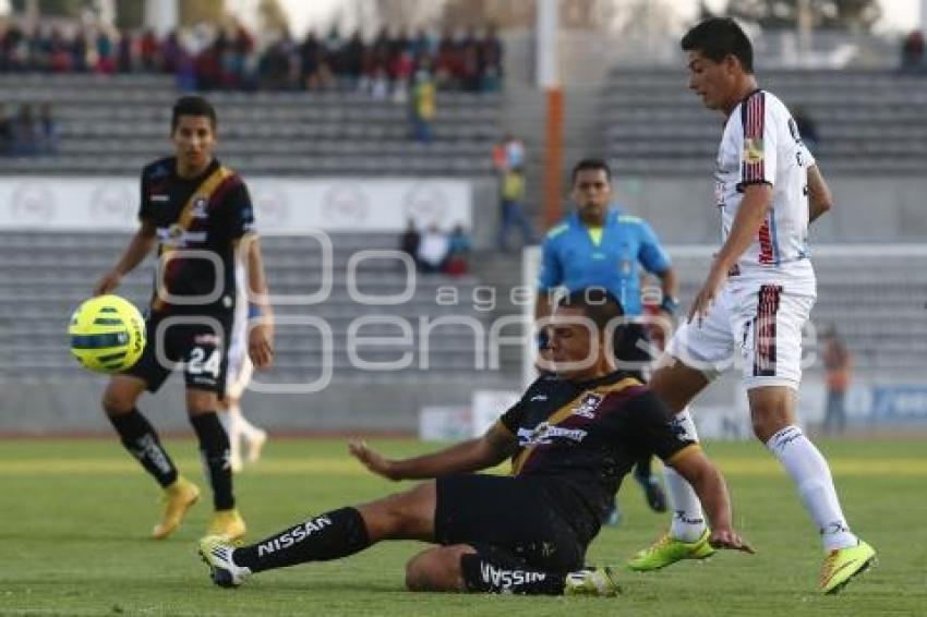 FÚTBOL . LOBOS BUAP VS CORAS FC