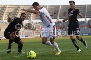 FÚTBOL . LOBOS BUAP VS CORAS FC