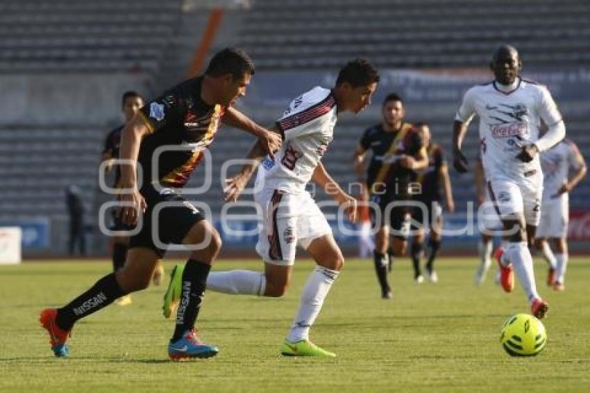 FÚTBOL . LOBOS BUAP VS CORAS FC