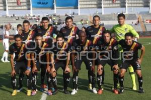 FÚTBOL . LOBOS BUAP VS CORAS FC