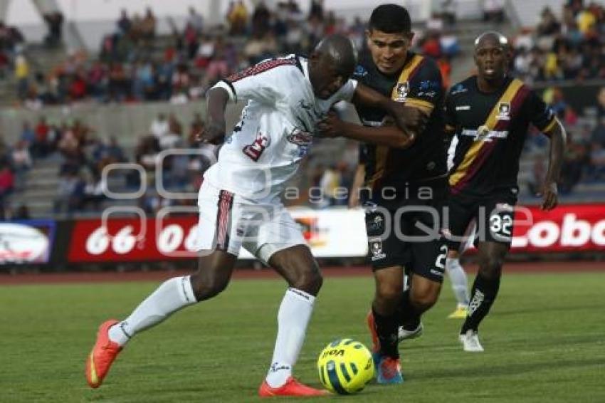 FÚTBOL . LOBOS BUAP VS CORAS FC