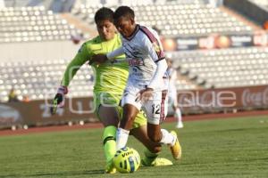 FÚTBOL . LOBOS BUAP VS CORAS FC