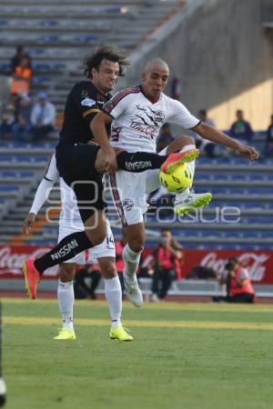 FÚTBOL . LOBOS BUAP VS CORAS FC