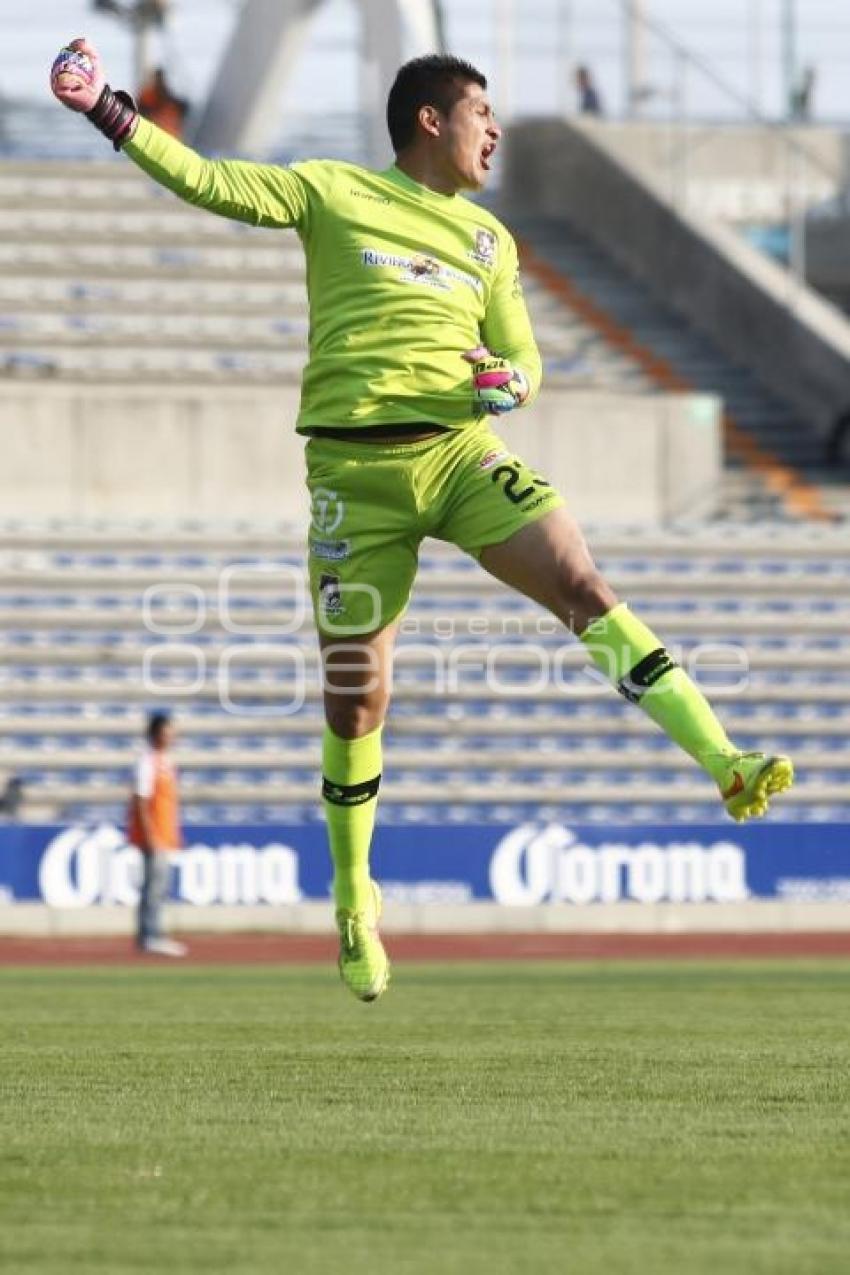 FÚTBOL . LOBOS BUAP VS CORAS FC