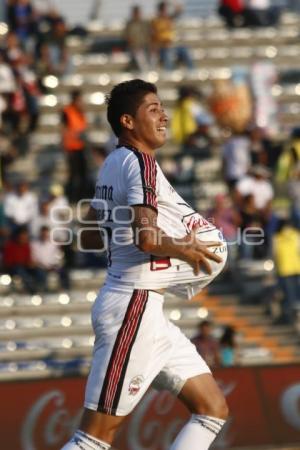 FÚTBOL . LOBOS BUAP VS CORAS FC