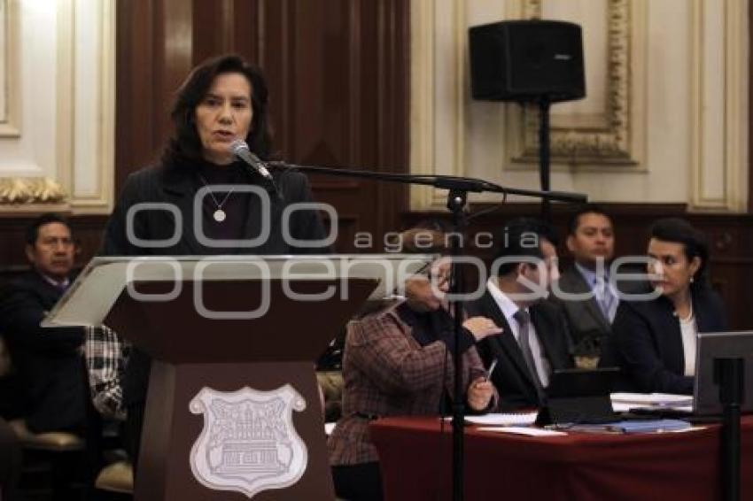 COMPARECENCIA MARÍA DEL CARMEN LEYVA