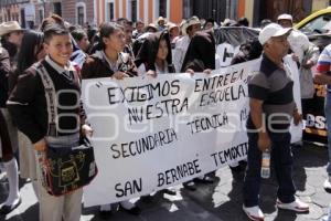 MANIFESTACIÓN SANTA CLARA OCOYUCAN