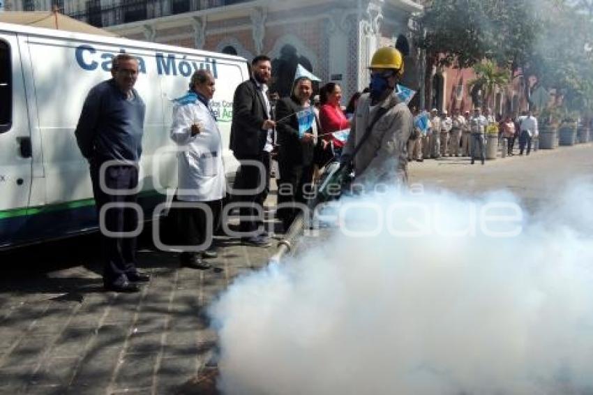 TEHUACÁN . JORNADA CONTRA DENGUE