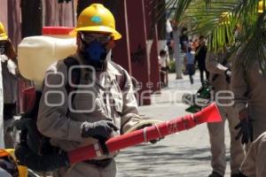 TEHUACÁN . JORNADA CONTRA DENGUE