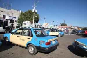 MANIFESTACIÓN TAXISTAS . ACATLÁN